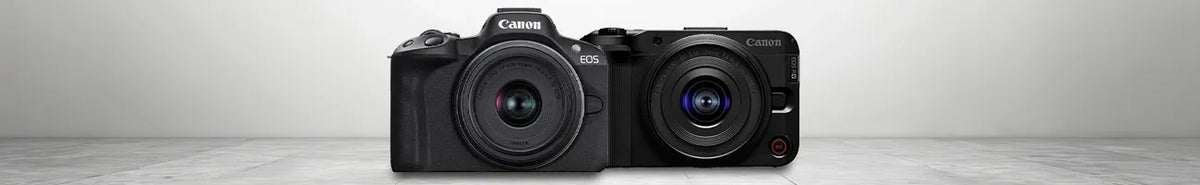 Compare the Canon EOS R50 V with the EOS R50
