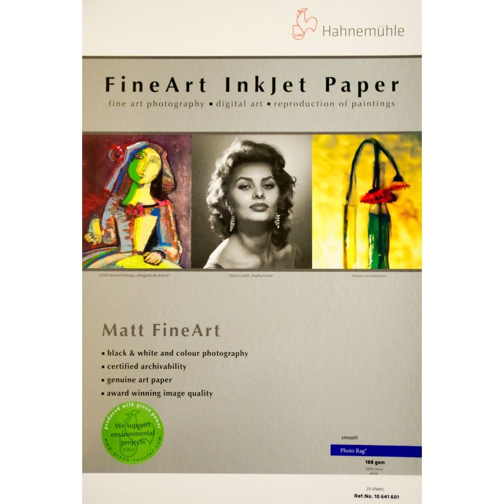 Hahnemühle Photo Rag 188gsm A3 25 sheets