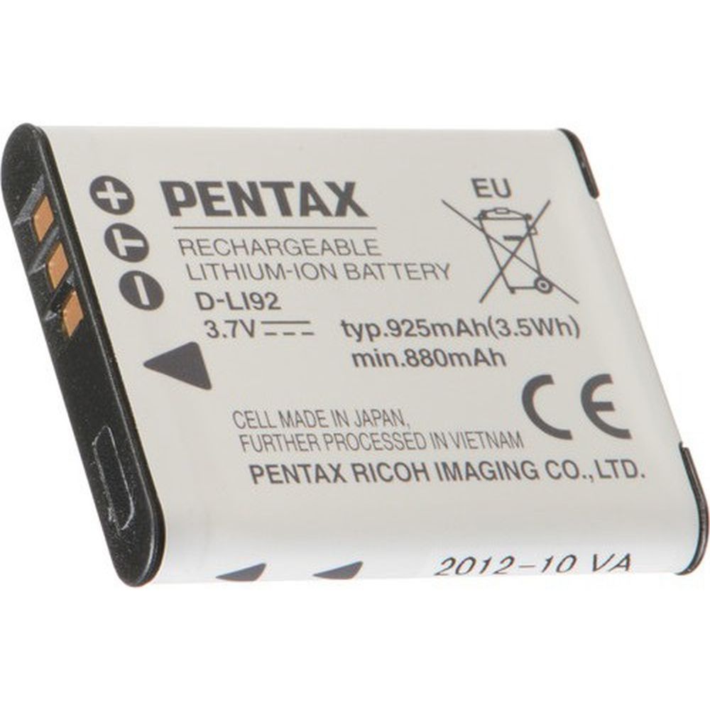 Pentax D-LI92 L-Ion battery