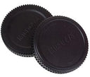 Caruba LB-OL2 Rear Lens Cap and Body Cap for MFT