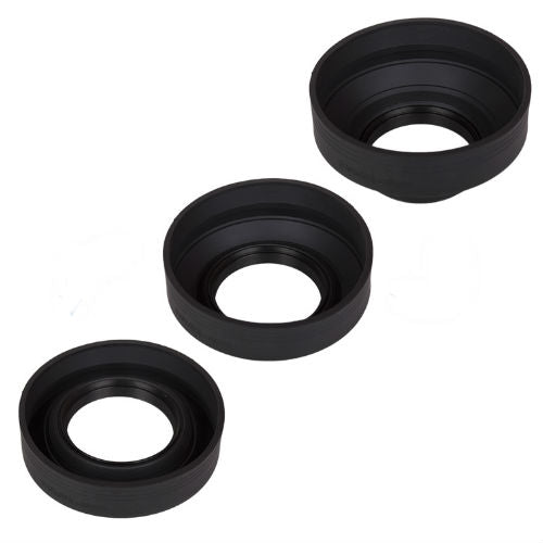 Caruba Rubber Lens Hood 3in1 72mm