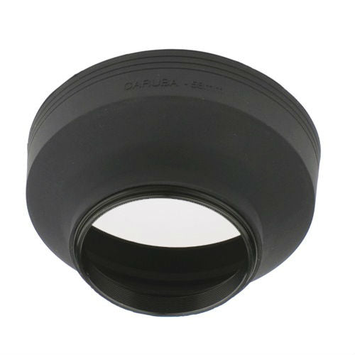 Caruba Rubber Lens Hood 3in1 58mm