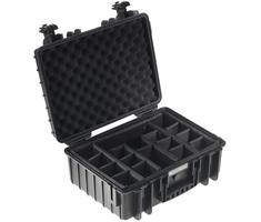 B&W outdoor.cases type 5000 Black + Divider