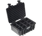 B&W outdoor.cases type 3000 black + distributor