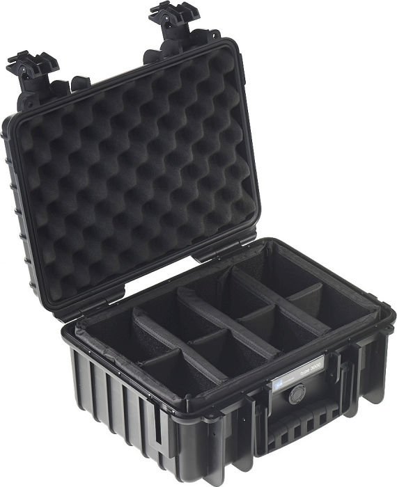 B&W outdoor.cases type 3000 black + distributor