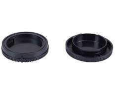 Caruba LB-SO2 Rear Lens Cap and Body Cap for Sony NEX E Mount