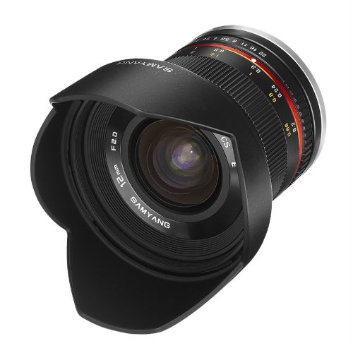 Samyang 12mm F2.0 NCS CS Fuji X Black