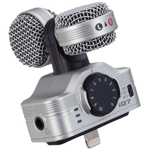Zoom iQ7 MS Stereo Microphone for iPhone and iPad