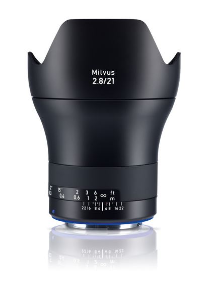Zeiss Milvus 21mm f/2.8 ZE Mount Canon