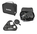 Godox S-Type Bracket + Softbox 80x80cm + Grid