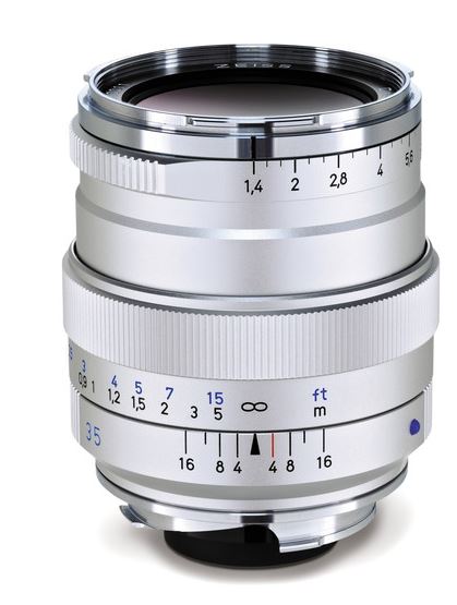 Zeiss 35mm f/1.4 Distagon T* Silver ZM (Zeiss-Leica)