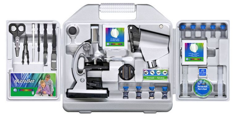 Bresser Junior Microscope set 300-1200x with case