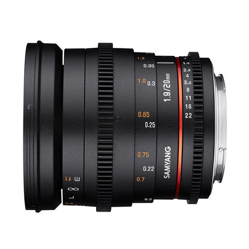 Samyang 20mm T1.9 ED AS UMC VDSLR Canon