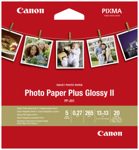 Canon PP-201 Photo paper Plus Glossy II 13x13cm 265g 20 sheets