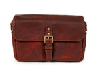 ONA The Leather Bowery Messenger Bag Bordeaux