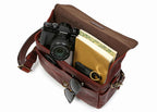 ONA The Leather Bowery Messenger Bag Bordeaux