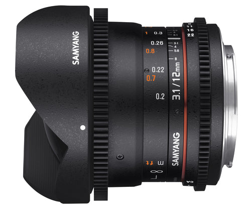 Samyang 12mm T3.1 VDSLR ED AS NCS fisheye MFT