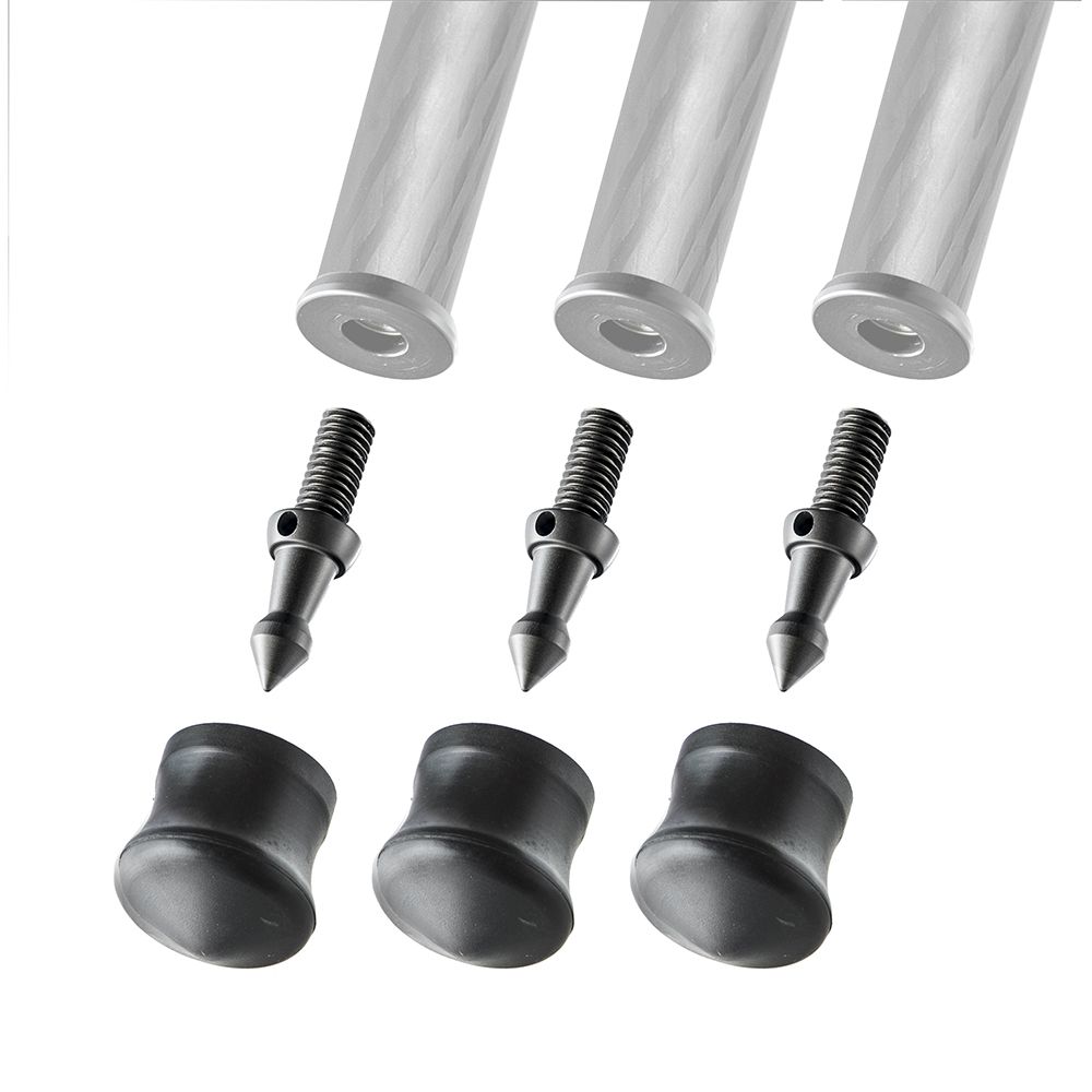 Gitzo GSF38S Spike + Rubber Foot 38mm 3 Pieces