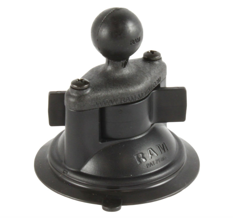 Rammount Composite 3.3" Suction Cup 1" Ball