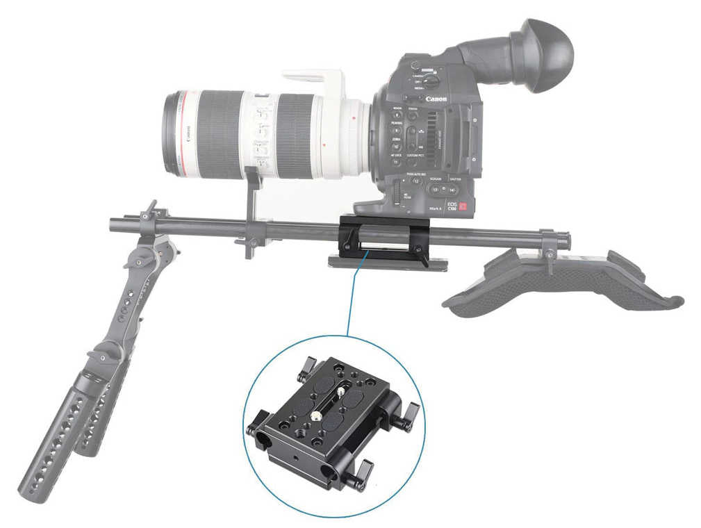 SmallRig 1798 Tripod Mounting Kit with 15mm Rail Block