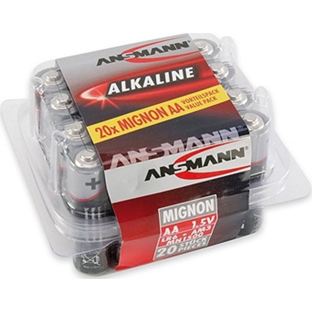 Ansmann Alkaline AA 20 Pieces