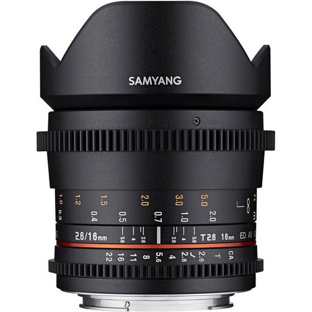 Samyang 16mm T2.6 VDSLR ED AS UMC Canon
