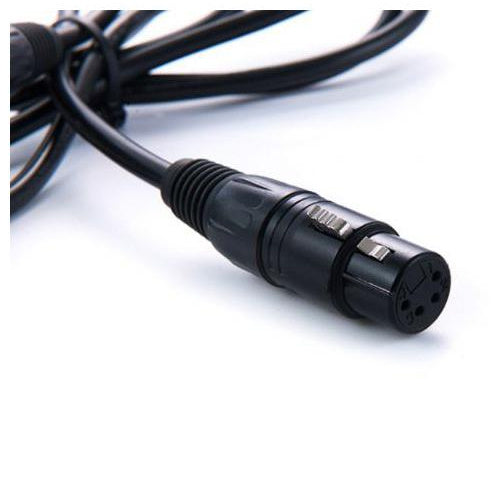 Rolux 4-Pin XLR Female with 4-Pin Male Connector RL-C7