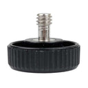 Caruba adapter screw 1/4"M - 1/4"F with plastic grip - short