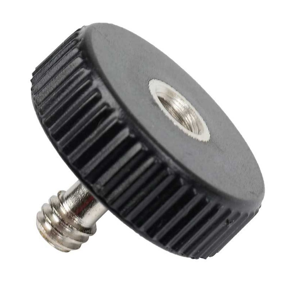 Caruba adapter screw 1/4"M - 1/4"F with plastic grip - short