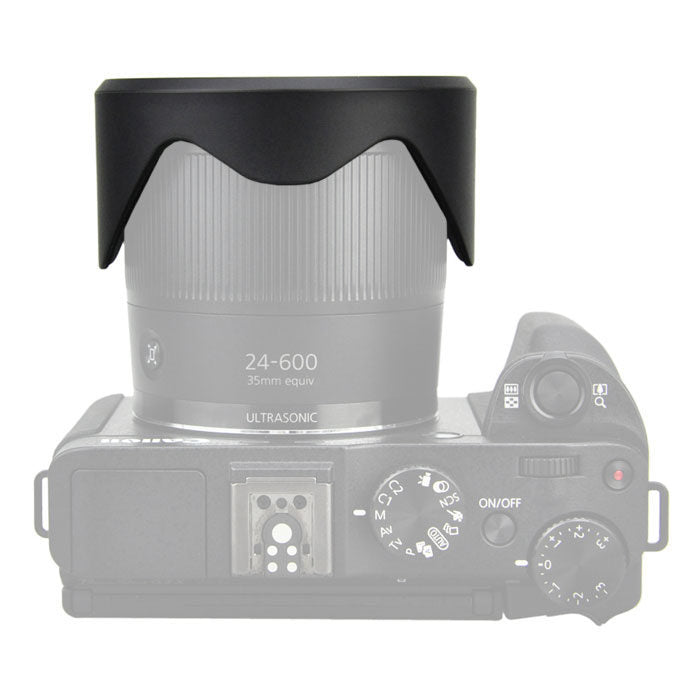 JJC LH-JDC100 lens hood (Canon LH-DC100 + Canon FA-DC67B filter adapter ring)