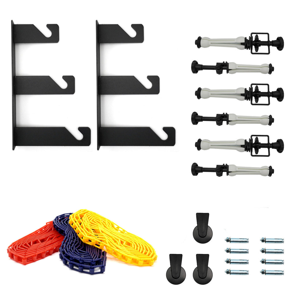 Caruba Suspension system for 3 rolls wall/wall mounting
