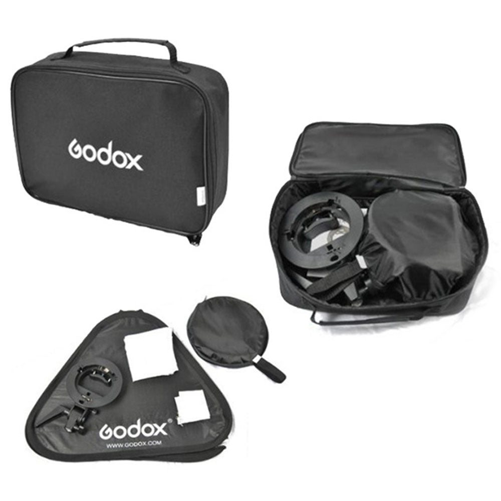 Godox Speedlite Bracket Bowens + Softbox 60x60