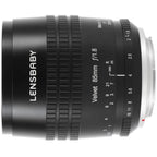 Lensbaby Velvet 85 Black Sony E