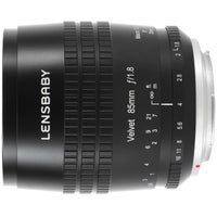 Lensbaby Velvet 85 Black Sony E