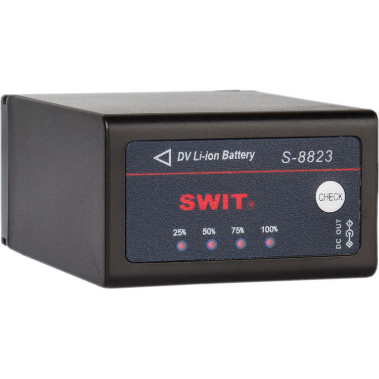 Swit S-8823 DV Battery for JVC GY-HM100 Series,BN-VF823U, DC out 18Wh