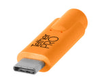 Tether Tools TetherPro USB-C to USB Female Adapter (extender) 4.6m orange