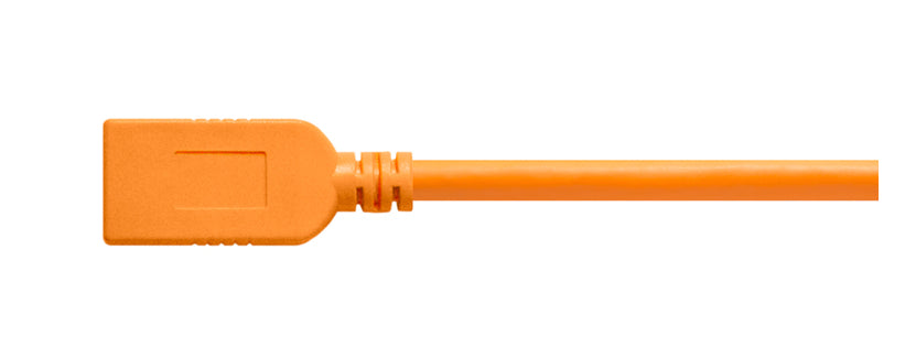 Tether Tools TetherPro USB-C to USB Female Adapter (extender) 4.6m orange