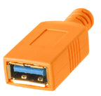 Tether Tools TetherPro USB-C to USB Female Adapter (extender) 4.6m orange