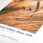 Hahnemuhle Photo Matte Fibre Duo 210gsm A3+ Box 25 Sheets
