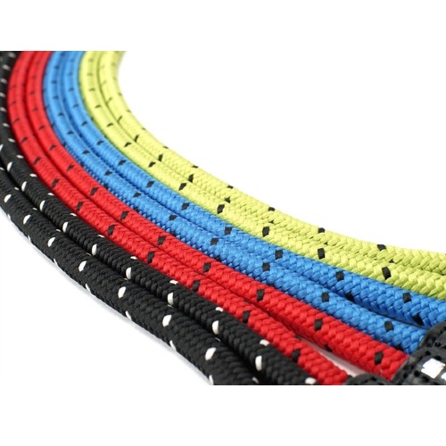 Artisan & Artist ACAM 706 Pin Dot Cord Strap yellow with black