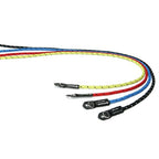 Artisan & Artist ACAM 706 Pin Dot Cord Strap yellow with black