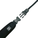 Caruba Camera Neckstrap - comfort + Quick release (black+red)
