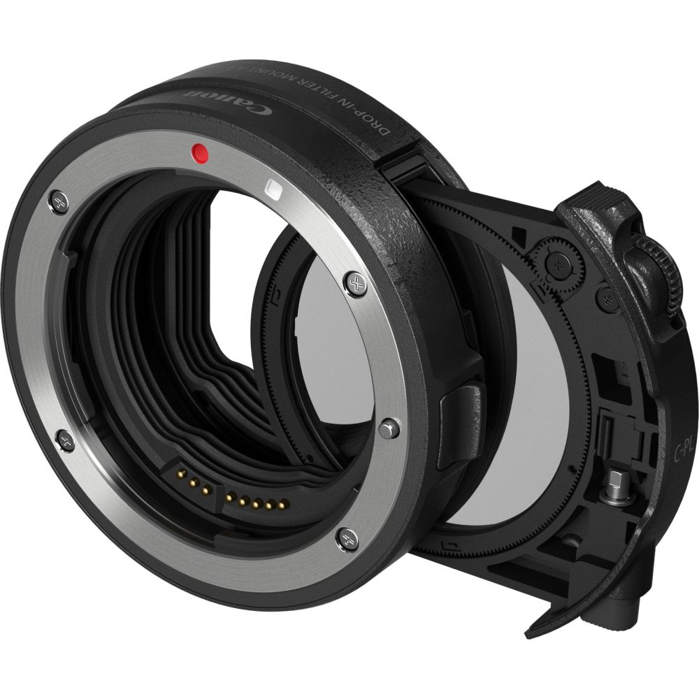 Canon EF to RF Mount adapter + Drop-In Polarising Filter