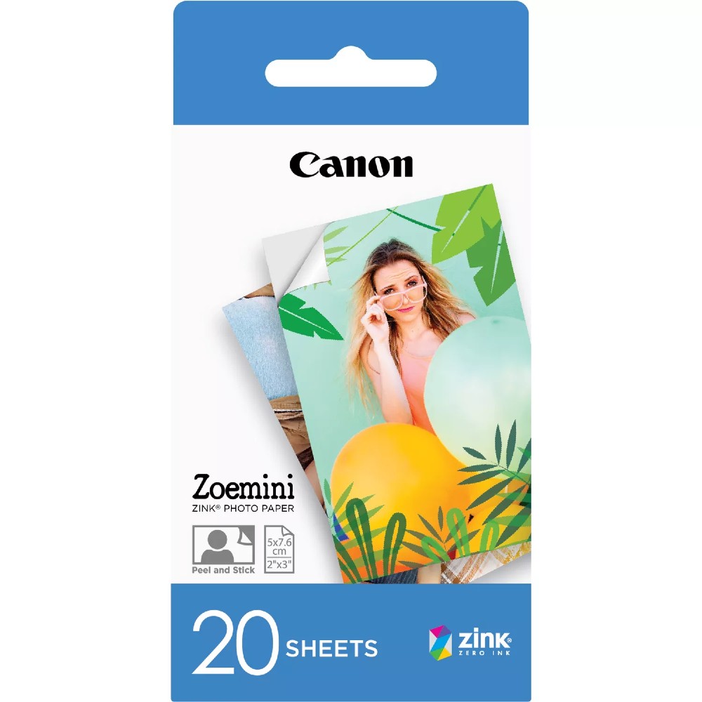 Canon Zoemini Photo Paper 2x3inch (5x7,6cm) 20 Sheets