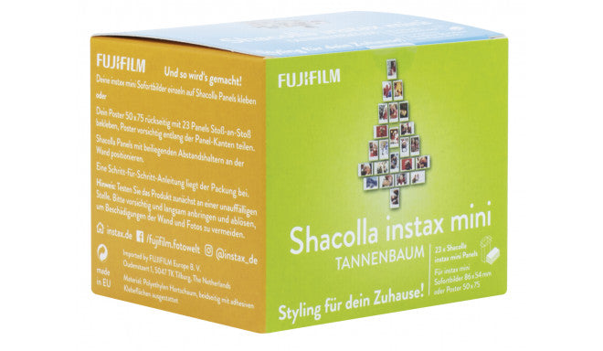 Fujifilm 1x23 Shacolla Box Christmas Tree Instax Photo Panels