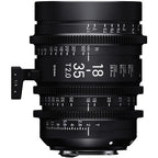 Sigma 18-35MM T2 F/VE Cine High Speed Zoom Line Sony-E Metric
