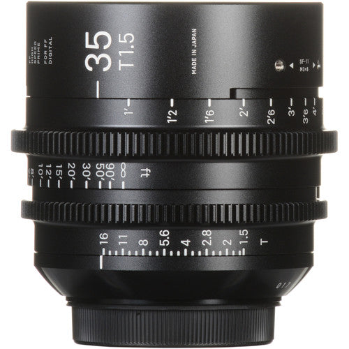 Sigma 35mm T1.5 FF F/VE Cine FF High Speed Prime FF Sony-E Metric