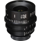 Sigma 35mm T1.5 FF F/VE Cine FF High Speed Prime FF Sony-E Metric