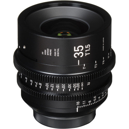 Sigma 35mm T1.5 FF F/VE Cine FF High Speed Prime FF Sony-E Metric