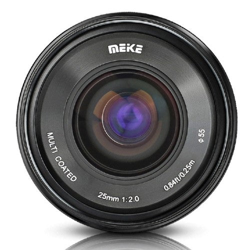Meike MK-25mm F2.0 Canon M-vatting